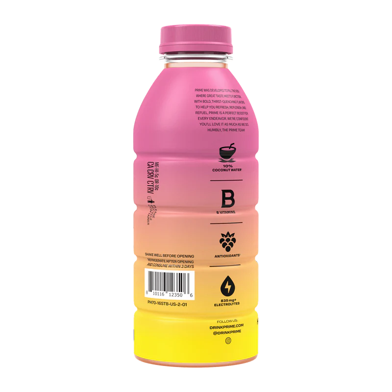 PRIME Hydration Strawberry Banana 500ml