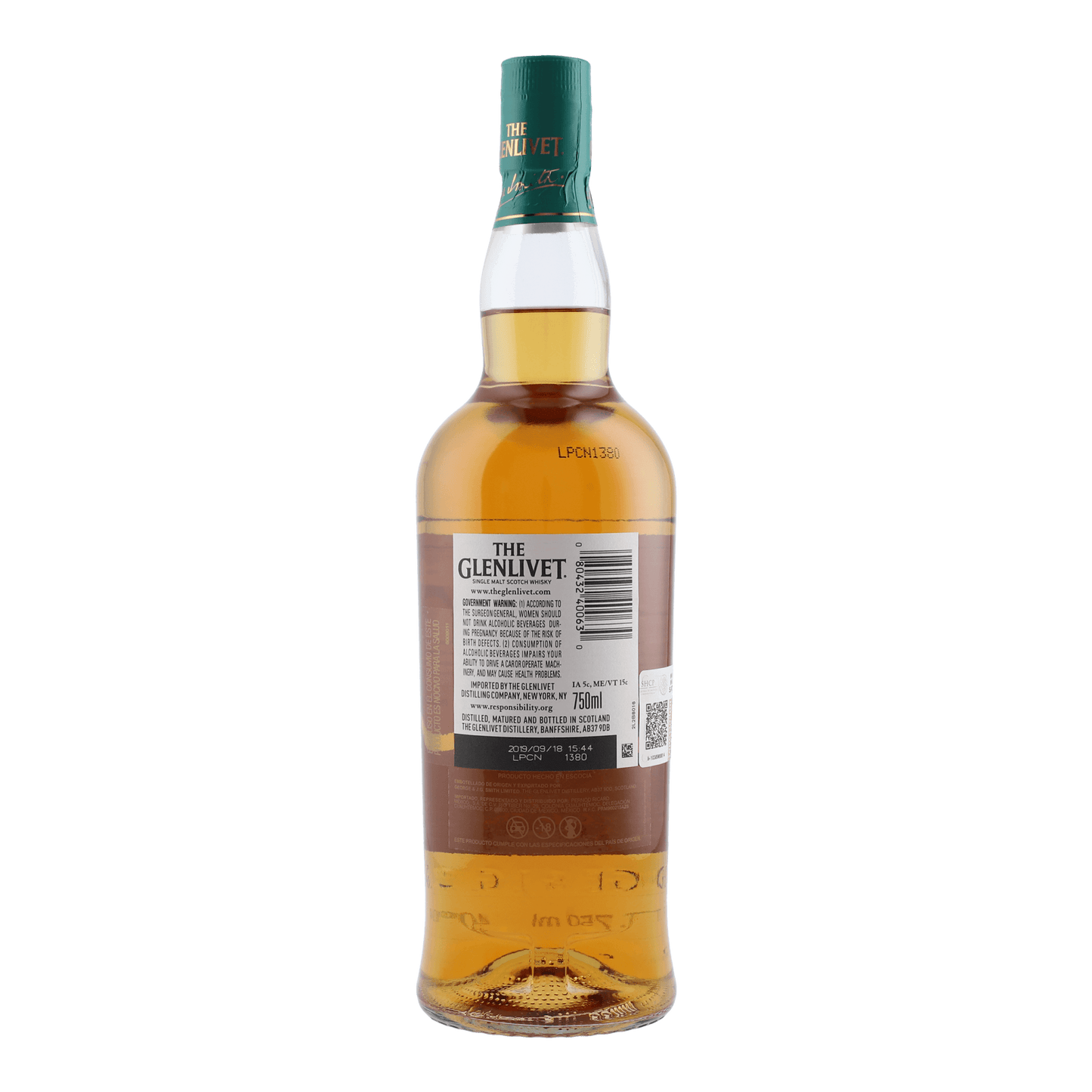 Whisky The Glenlivet 12Yo 750ml - La Escocesa