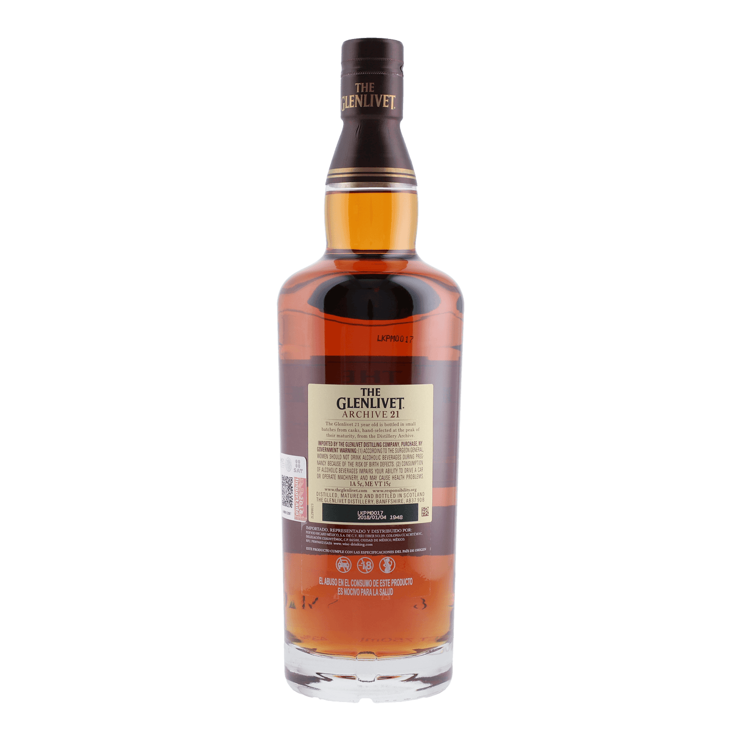 Whisky The Glenlivet 21Yo 750ml - La Escocesa