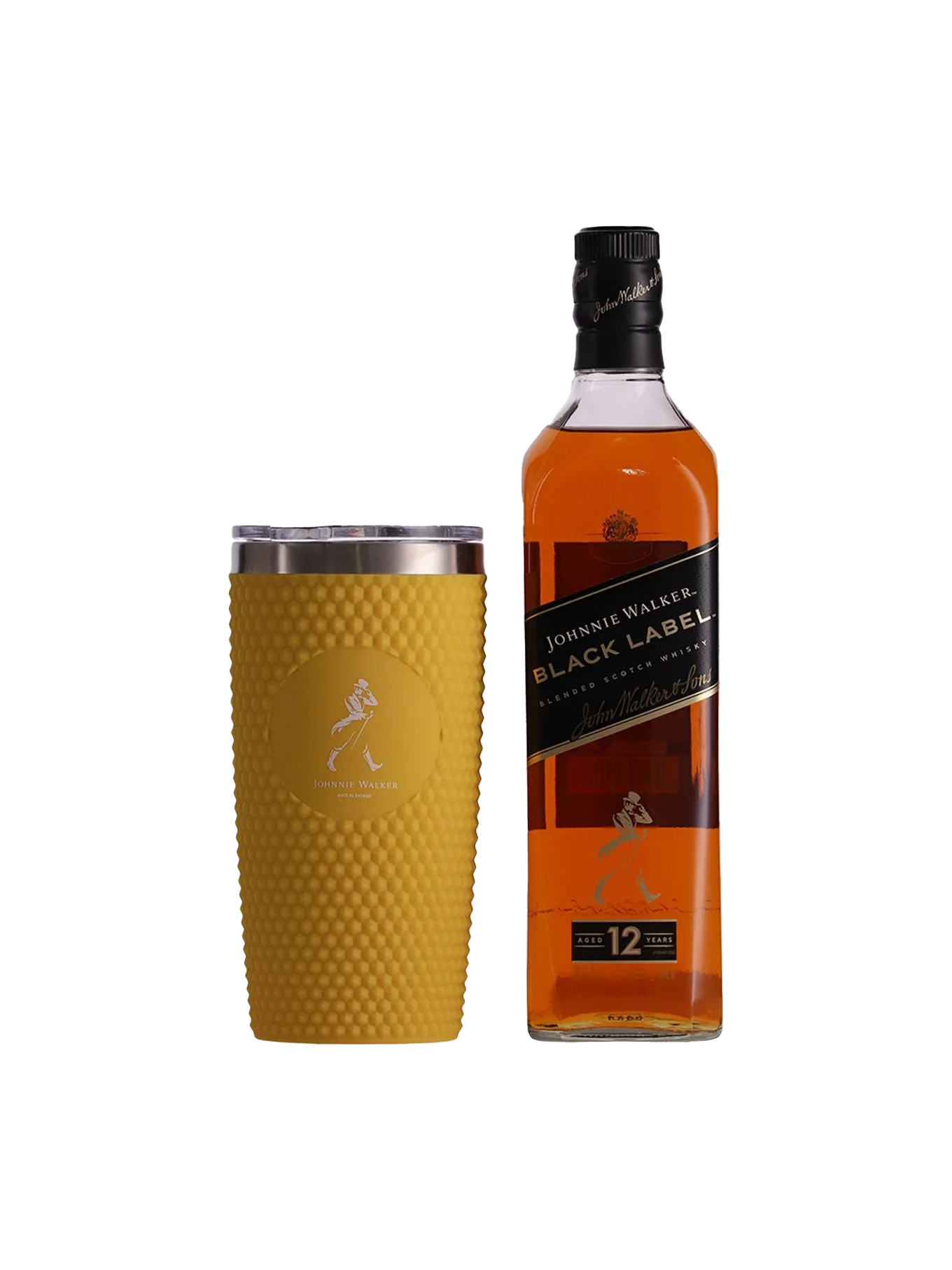 Whisky Johnnie Walker Black 12 Años 750 ml con Termo Tumbler Edición Especial - La Escocesa