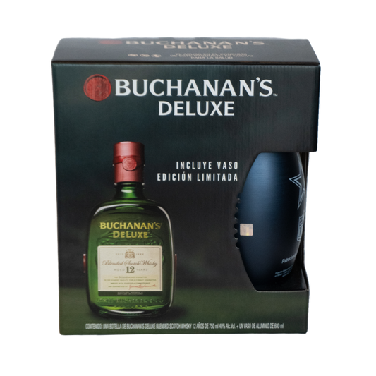 Buchanans Deluxe 750 ml + Vaso NFL 600 ml