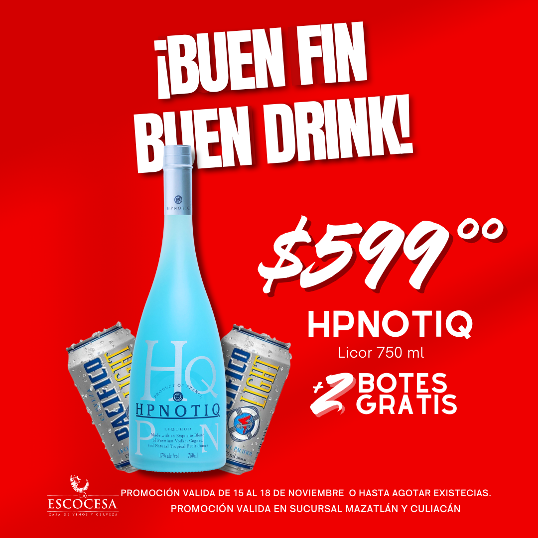 Kit HPNOTIQ + 2 Pacifico Light Bote - Buen Fin