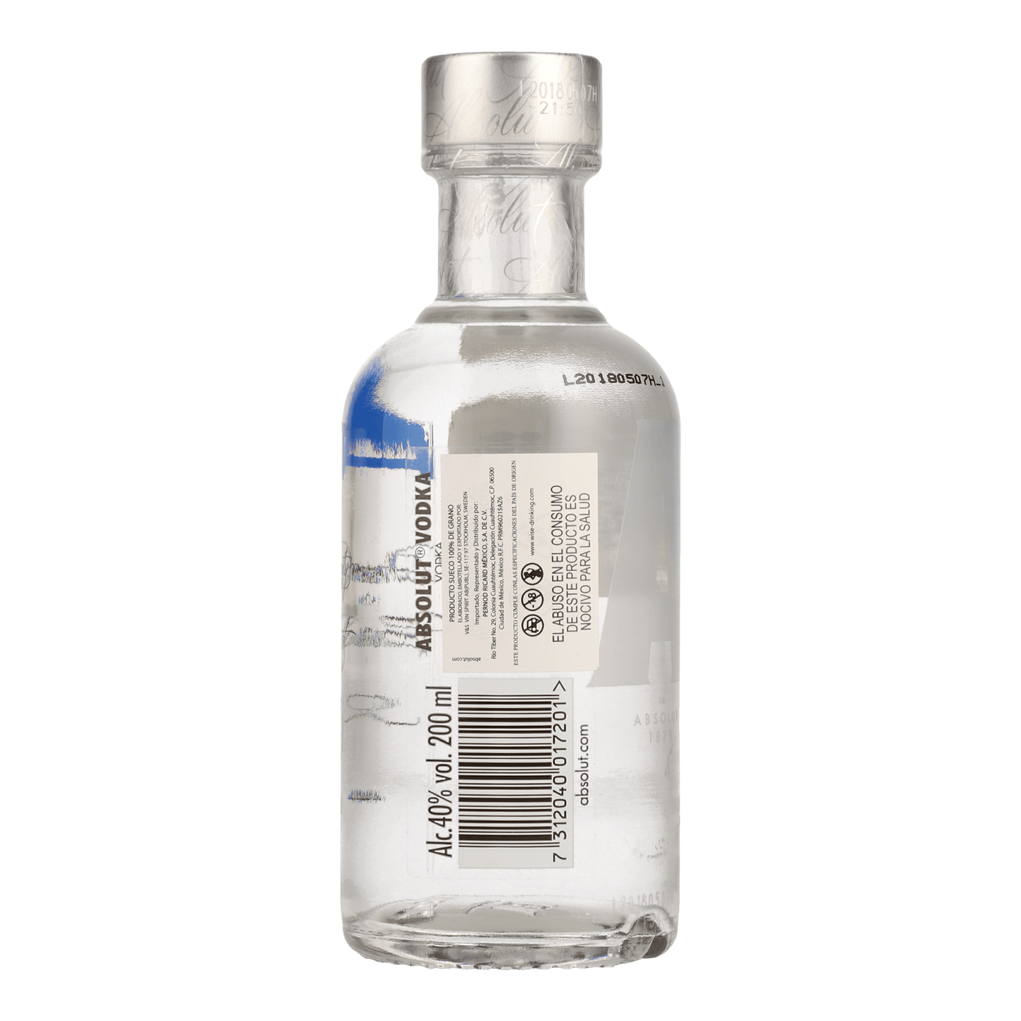 Vodka Absolut Original 200ml - La Escocesa