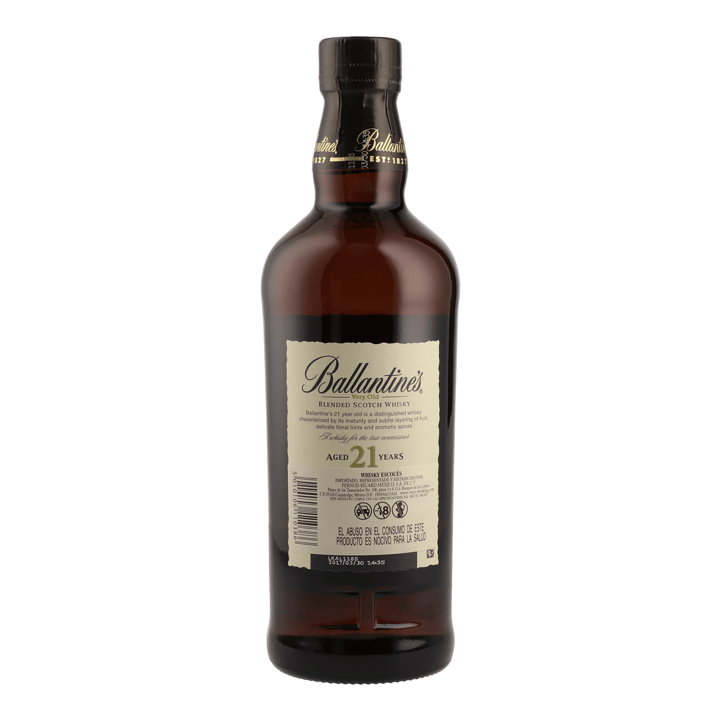 Whisky Ballantines 21Yo 700ml - La Escocesa