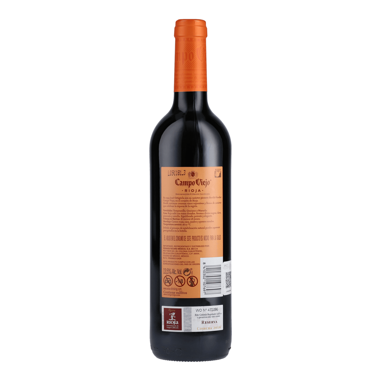 Vinos Importados Campo Viejo Reserva 750ml - La Escocesa