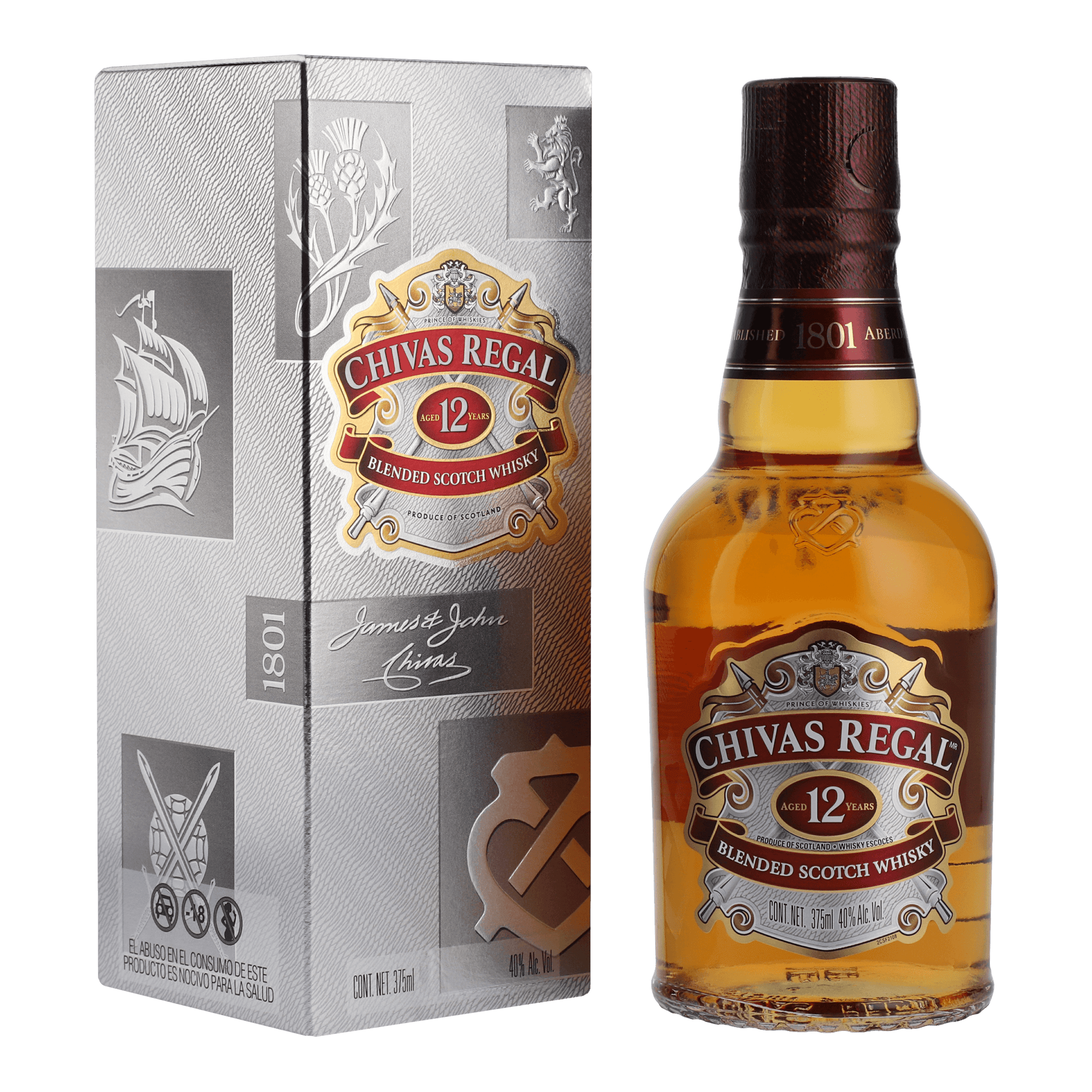 Whisky Chivas 12Yo 375ml - La Escocesa