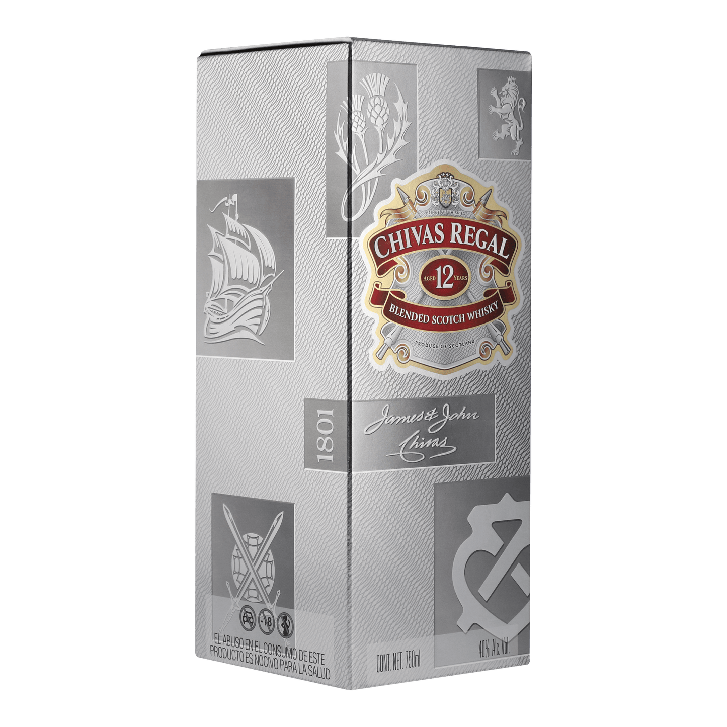 Whisky Chivas 12Yo 750ml - La Escocesa