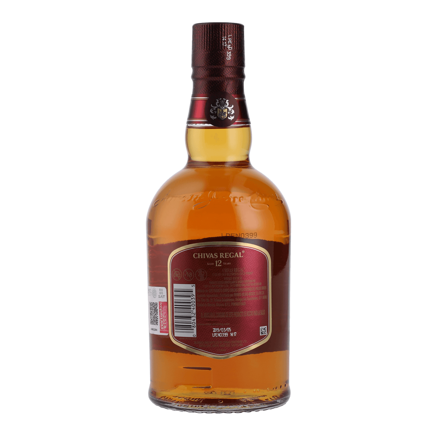 Whisky Chivas 12Yo 750ml - La Escocesa