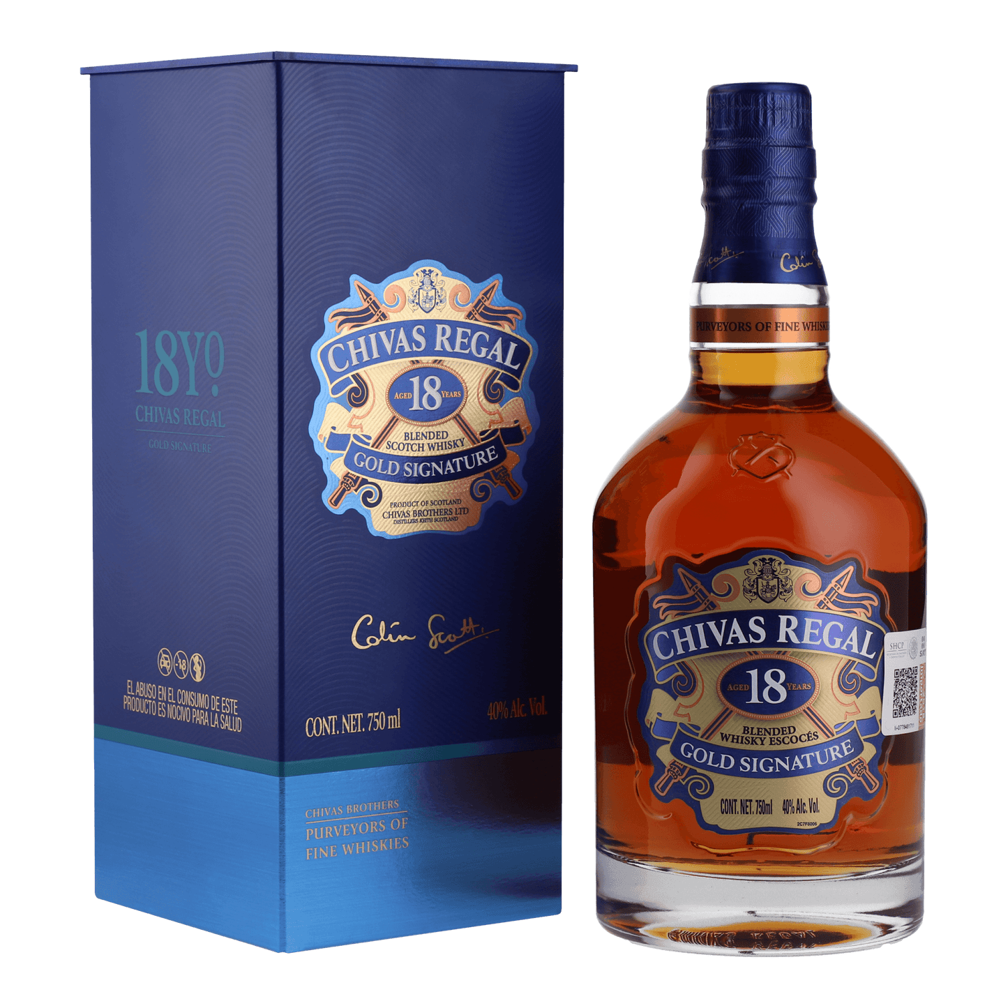 Whisky Chivas 18Yo 750ml - La Escocesa