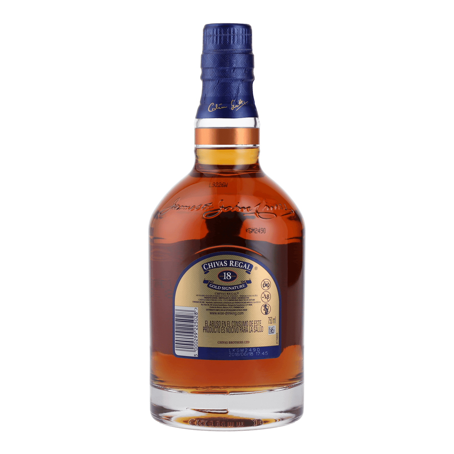 Whisky Chivas 18Yo 750ml - La Escocesa