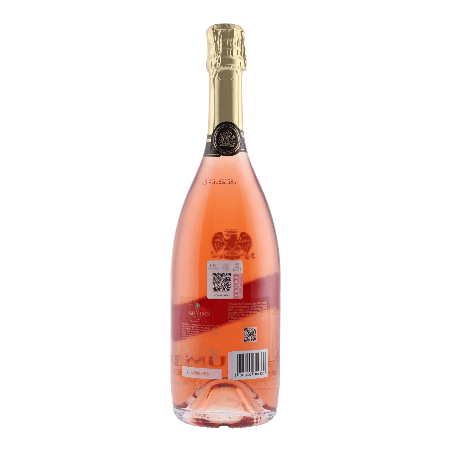 Champagne Mumm Rose 750ml - La Escocesa