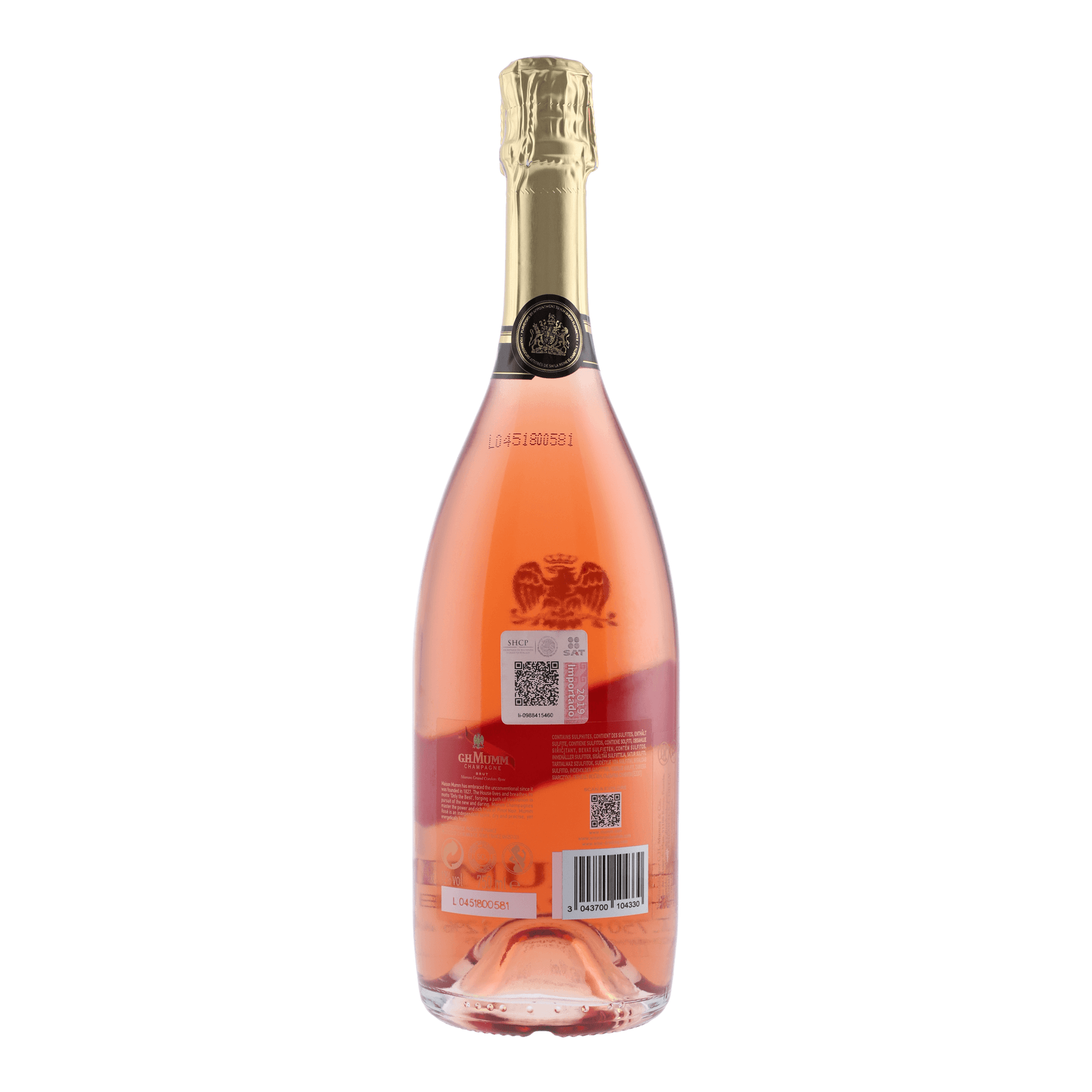 Champagne Mumm Rose 750ml - La Escocesa