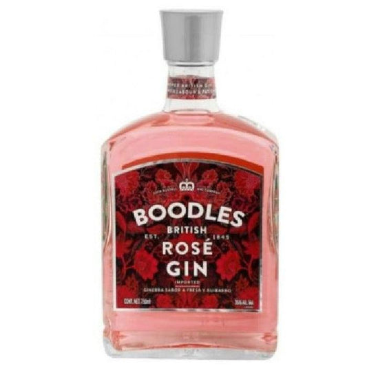 Ginebra London Boodles Rose 750 Ml - La Escocesa