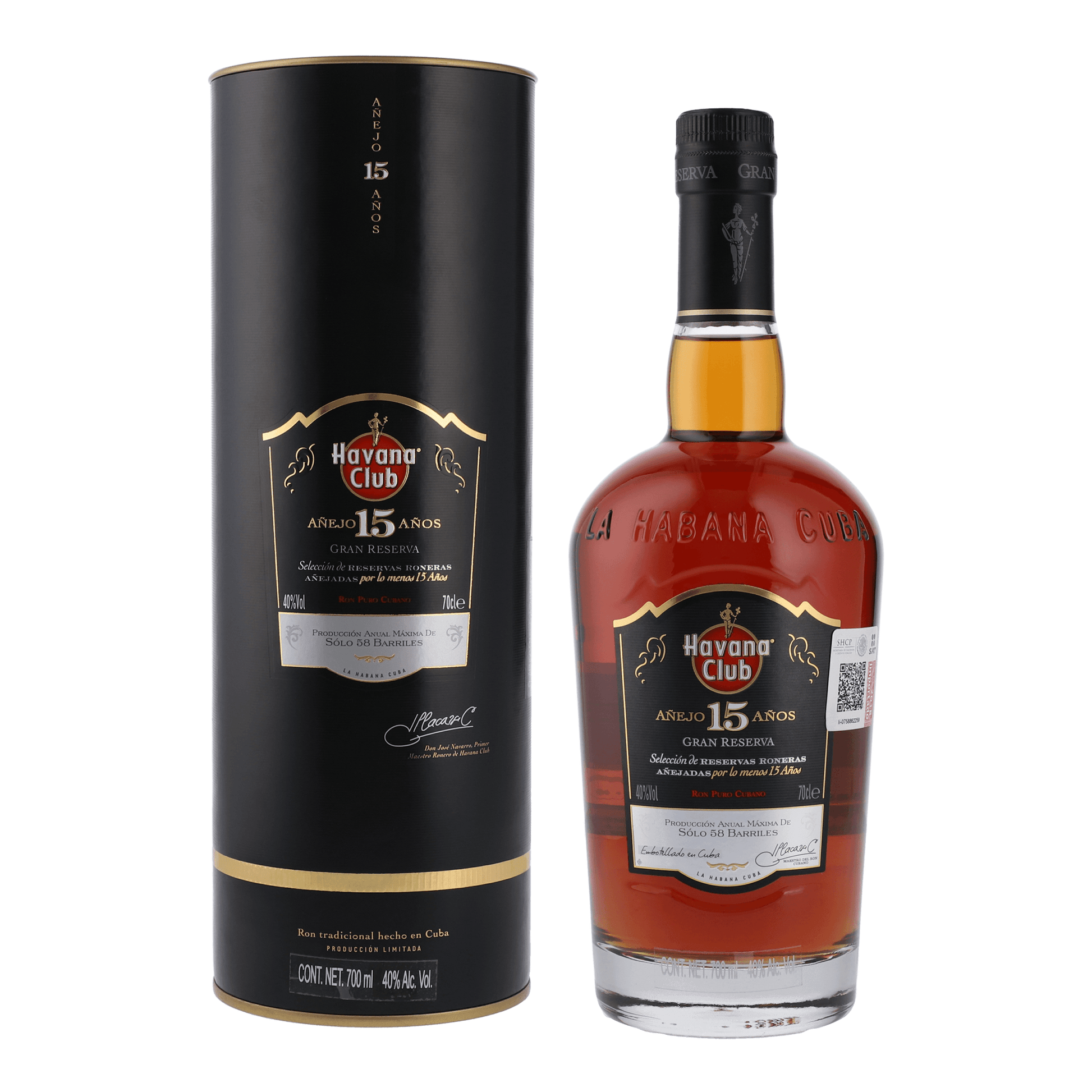 Ron Havana Club 15Yo 700ml - La Escocesa