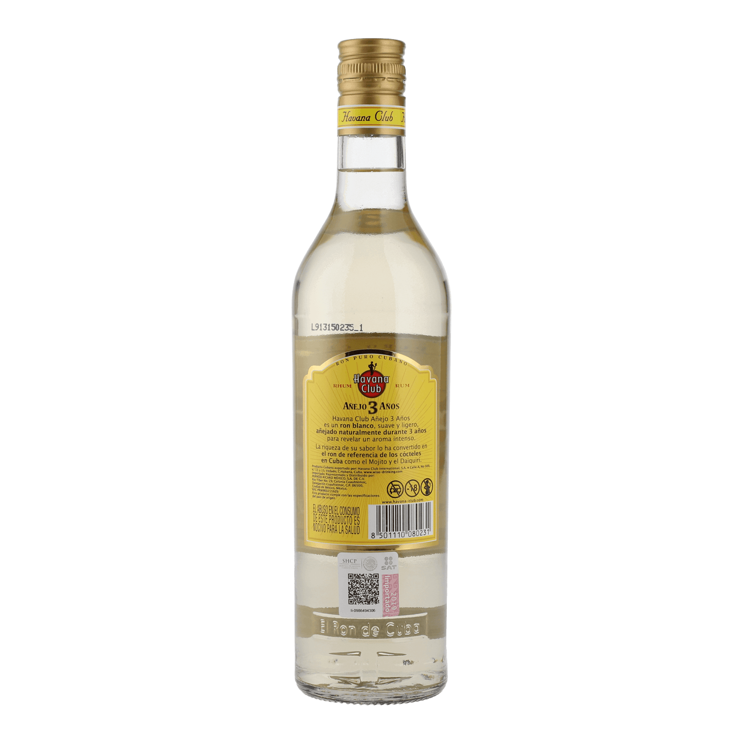 Ron Havana Club Añejo 3Yo 700ml - La Escocesa