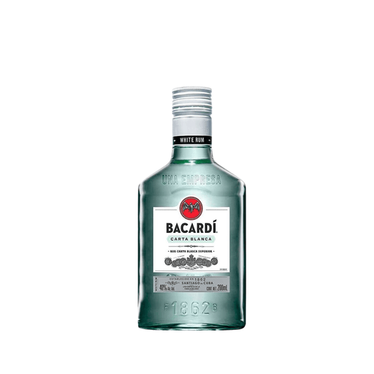 Bacardi Carta Blanca 200 Ml - La Escocesa