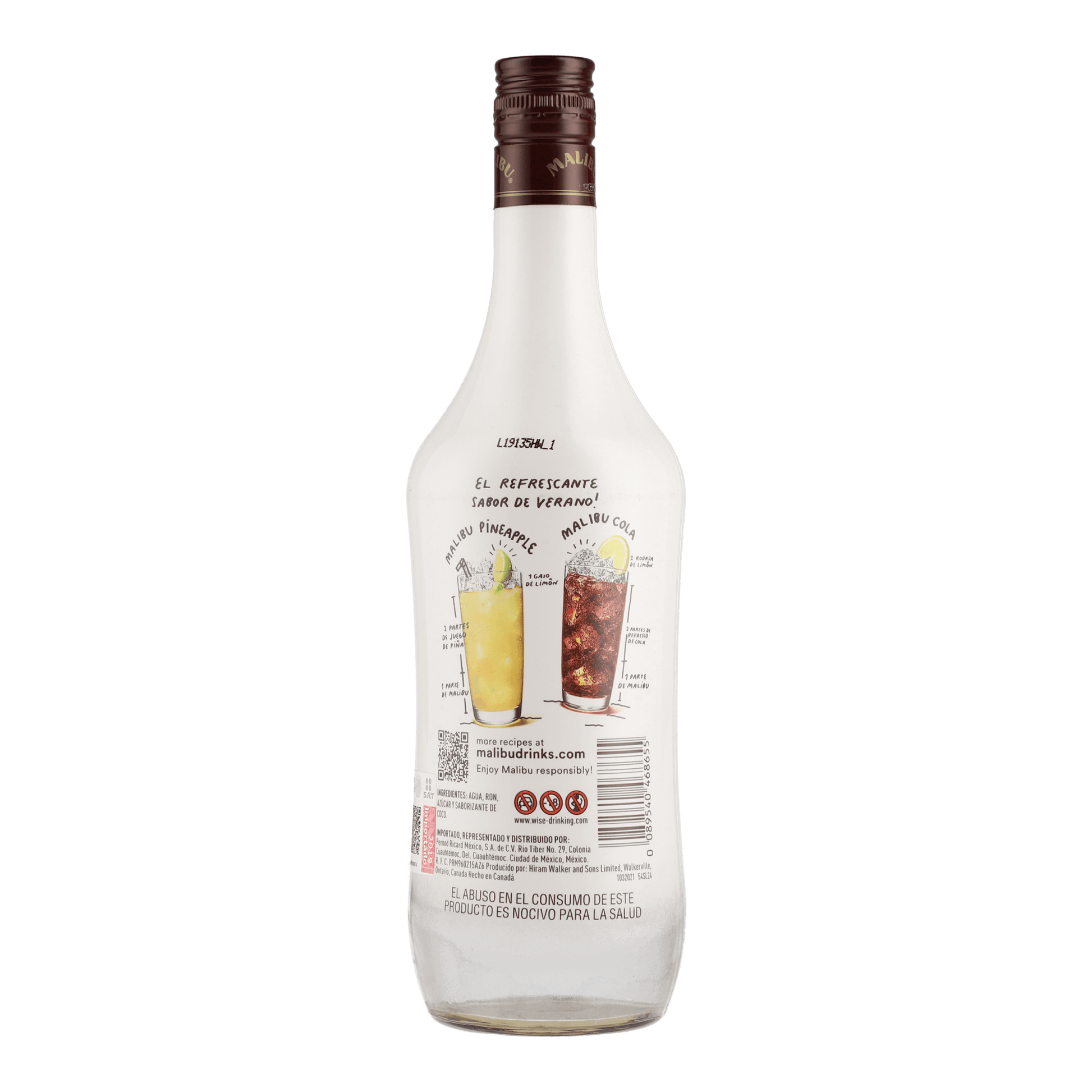 Ron Malibu 750ml - La Escocesa