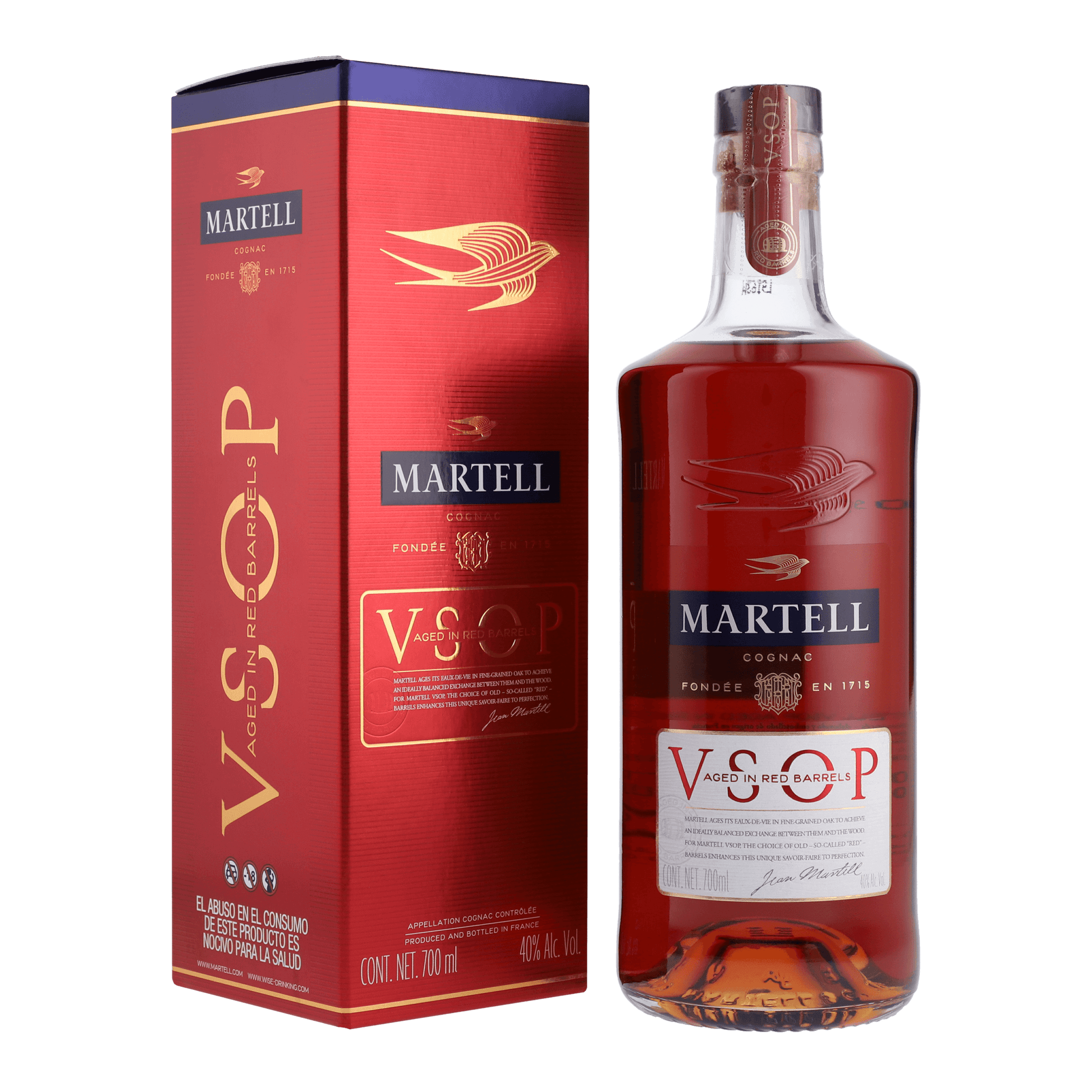 Cognac Martell Vsop R.Br 700ml - La Escocesa