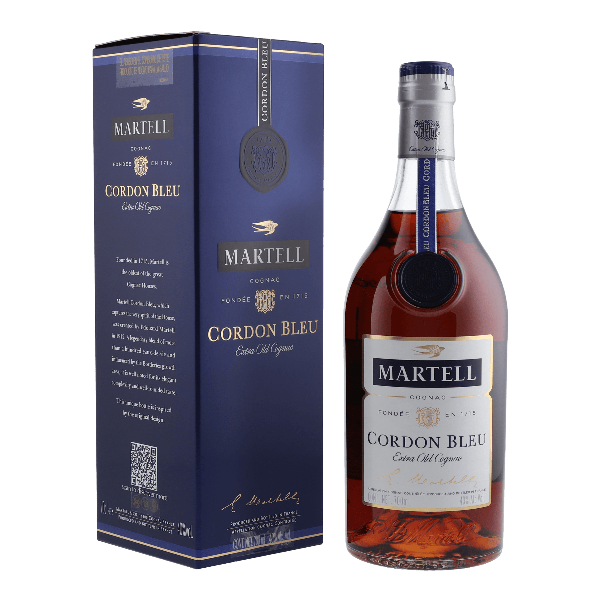 Cognac Martell Cordon Bleu 700ml - La Escocesa