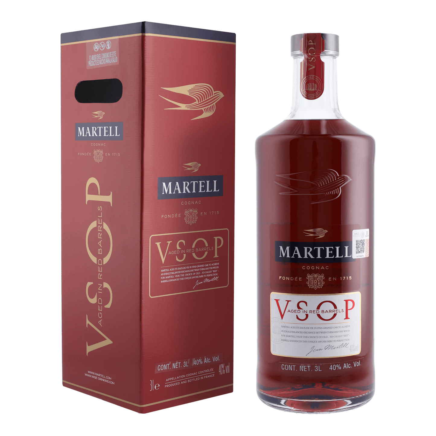 Cognac Martell Vsop R.Br 3000ml - La Escocesa