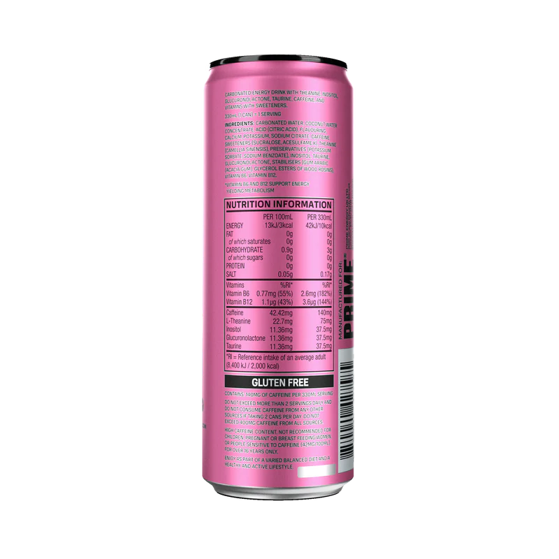 PRIME Energy Strawberry Watermelon 355ml