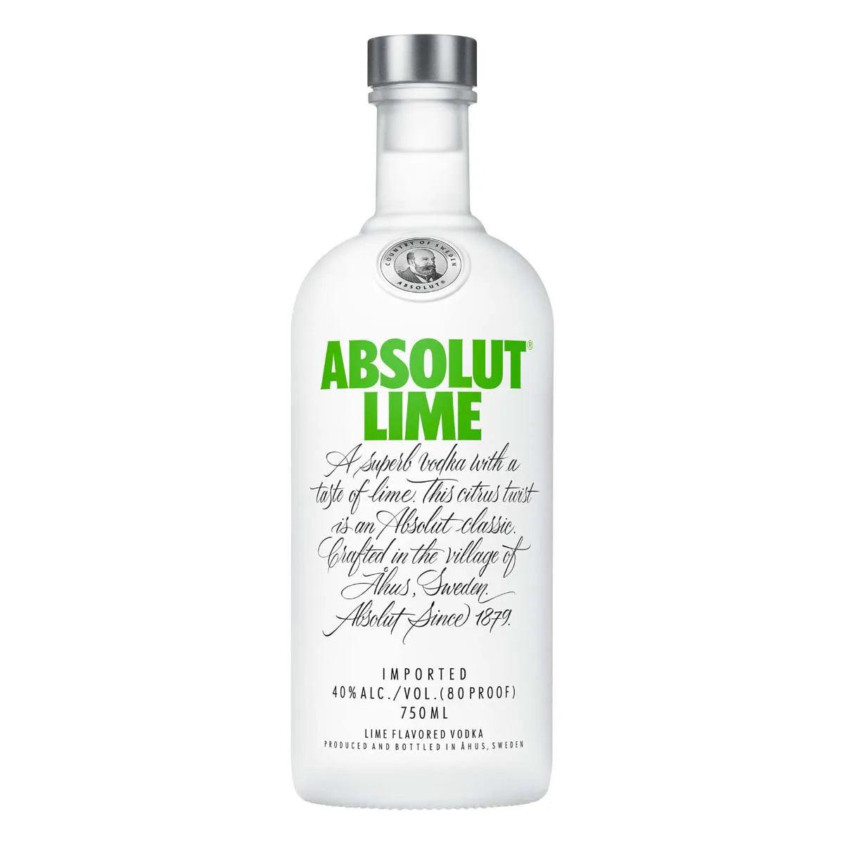 Vodka Absolut Lime 750ml - La Escocesa